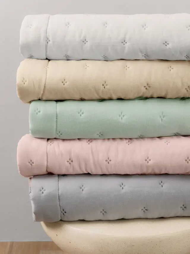 Σετ Κουβερλί 260x240 King Size Palamaiki Nico 2 100% Microfiber- Pink