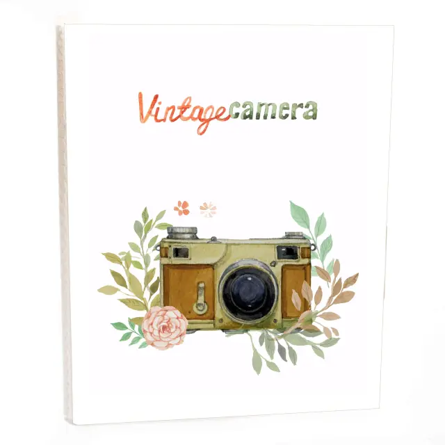 Άλμπουμ pocket με θήκες για 36 φωτογραφίες 13Χ18 (vintage camera )