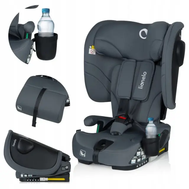 Lionelo Nelly i-Size isofix κάθισμα αυτοκινήτου 76-150cm Gray Graphite