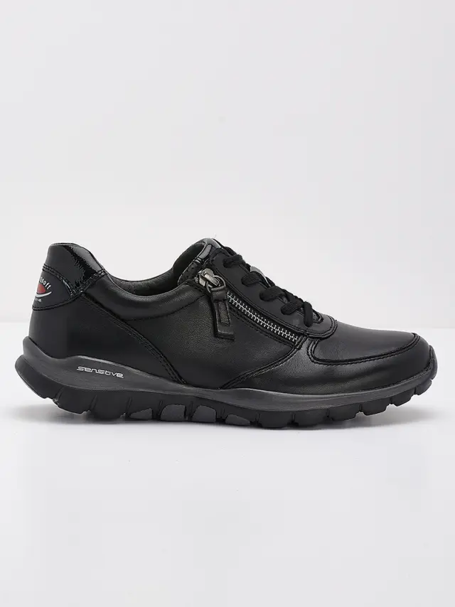 Gabor Sneakers Γυναικείο δέρμα Μαύρο GAB/76968 003-BLACK 3