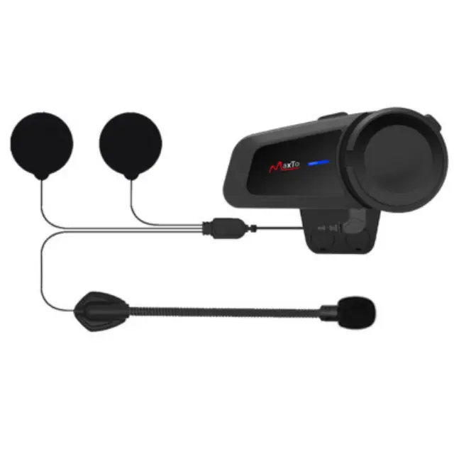 Maxto M2 Intercom Ενδοεπικοινωνία Μονή για Κράνος Μηχανής με Bluetooth 3