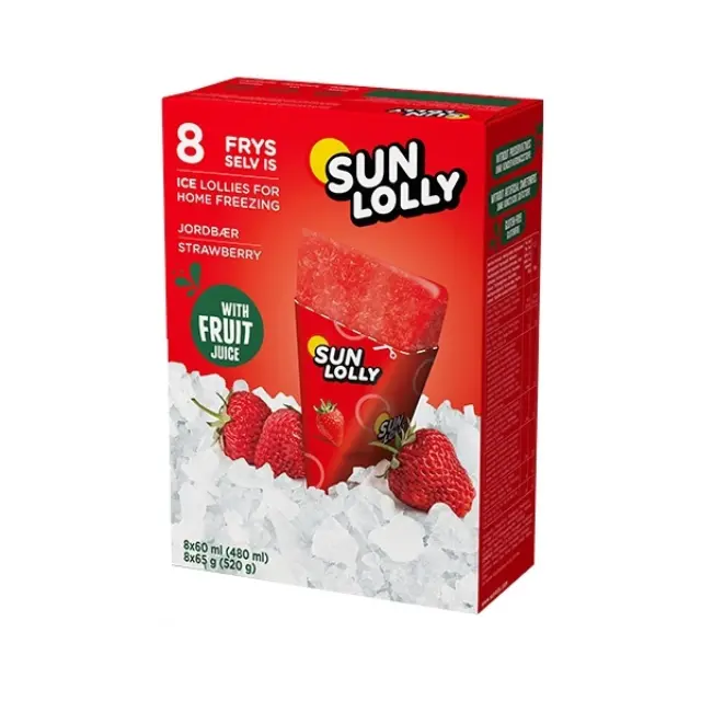 Sun Lolly Strawberry σε Φακελάκια 8x60ml