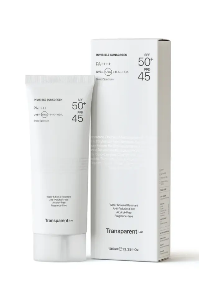Niche Beauty Lab - Transparent Lab - Invisible Sunscreen SPF50+ Advanced Sun Protection With Invisible Texture 100ml