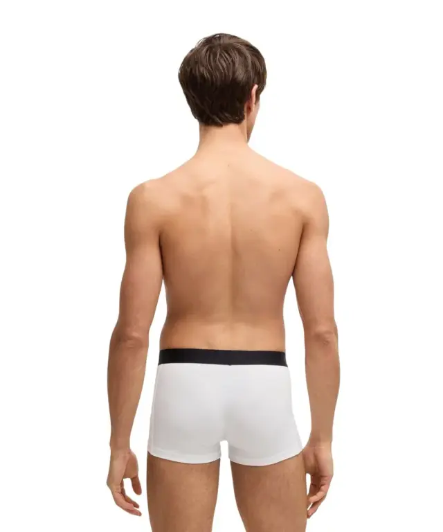 Hugo Boss - Ανδρικά Μποξεράκια Bold Bodywear 3Pack 50544263-100 Λευκό 3