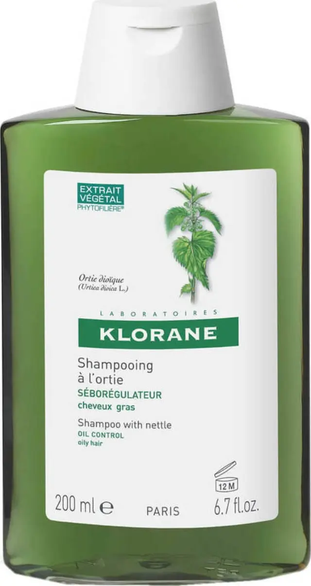 Klorane | Oil Control Shampoo with Nettle Σαμπουάν Κατά της Λιπαρότητας με Εκχύλισμα Τσουκνίδας | 200ml