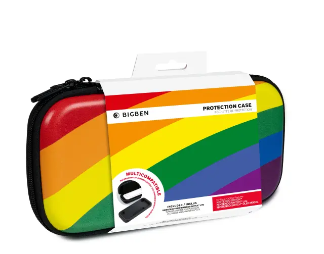 BigBen Interactive Travel Case Large Rainbow Switch PlayStation 5