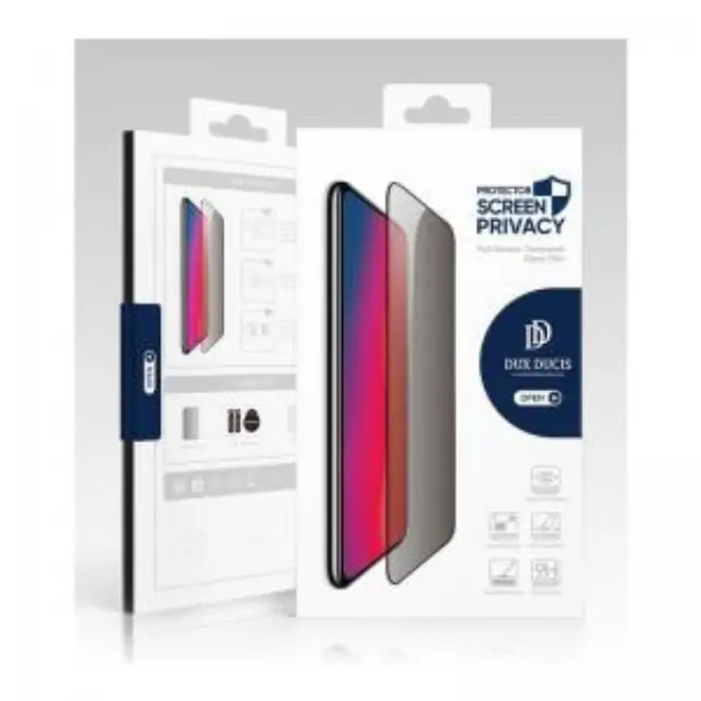 Tempered Glass Full Face Privacy Dux Ducis Apple iPhone 15 Plus Μαύρο (1 τεμ.) N64675 3