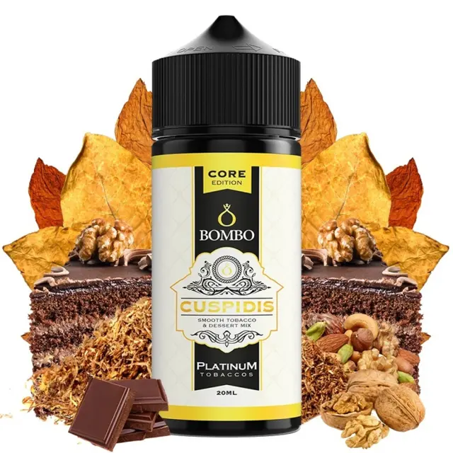Bombo Platinum Tobaccos Core Edition Flavor Shots Cuspidis 20ml to 120ml