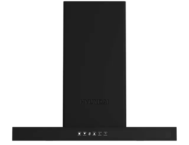 Απορροφητήρας Hyundai HHD25-T9662TBL/T με πλάτος 60cm και απορροφητική ισχύ 1000 m³/h - Black Glass Panel HHD25-T9662TBL/T 3