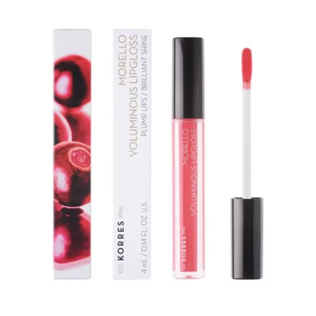 Korres Morello Voluminous Lipgloss, No 42 Peachy Coral, Ενυδατικό Lip Gloss Xειλιών 4ml 2