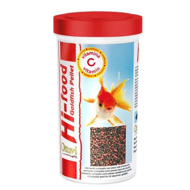 Ottavi Hi-Food Goldfish Pellet Τροφή για Χρυσόψαρα σε Κόκκους 250ml/100gr