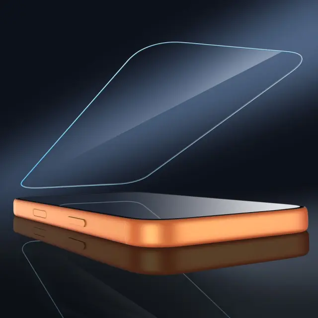 Full Cover Tempered Glass για iPhone 15 Pro Max-Clear OEM 2