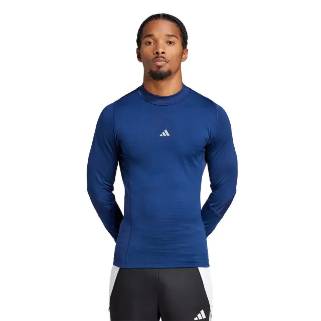 adidas Sportswear Men's TechFit Long Sleeve Tee Μπλε Σκούρο JL5636 (adidas Performance)