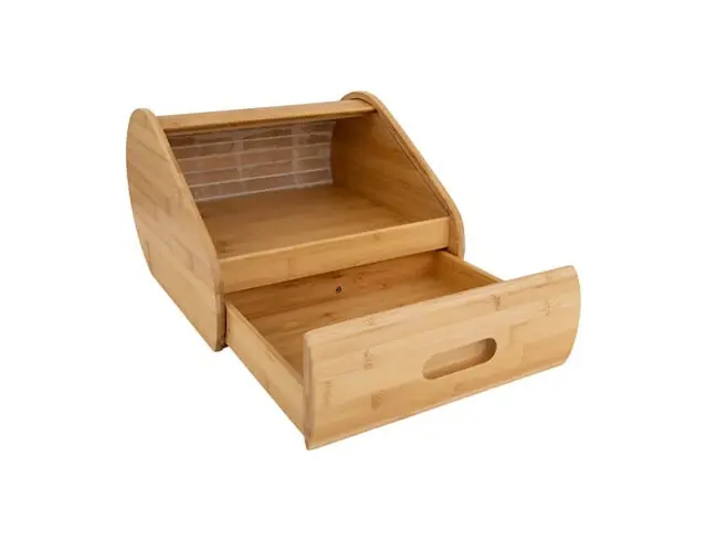 Ψωμιέρα 5five με καπάκι και διαστάσεις 30.4x33x21.6cm - Απόχρωση ξύλου 209236 2