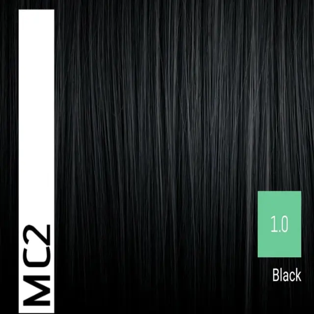 Sensus MC2 Permanent Hair Color 1.0 Black 100ml - (μόνιμη βαφή χωρίς αμμωνία μαύρο) 2
