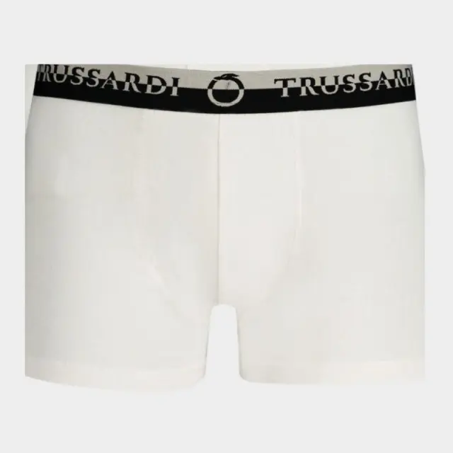 Trussardi Jeans- Ανδρικά Μποξεράκια 2Pack TRU2UTR03-01WHIT Λευκό - XL 3