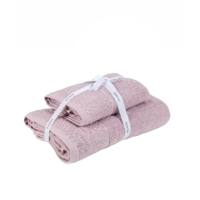 Σετ Πετσέτες 2 Τεμαχίων Kentia Viper 18 Pink 70x140,50x90 2