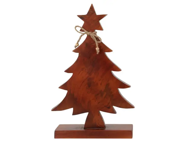 Ξύλινο διακοσμητικό δέντρο Mango wood, 25x6x40cm, Walnut A68100150