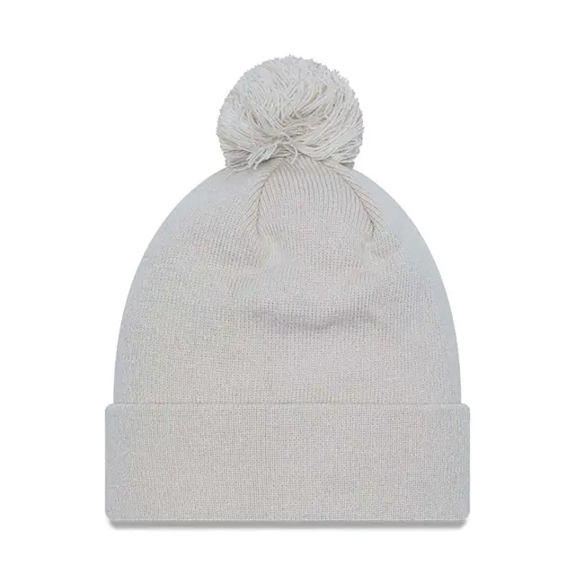 New Era Women's Metallic Pom Stone New York Yankees Beanie Μπεζ 60364284 (New Era) - One Size 2