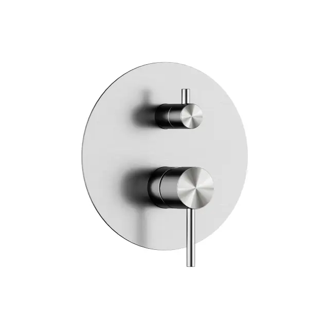 Μπαταρία Μίκτης Διπλός S12058 Brushed Steel ETERNITY 316 KARAG