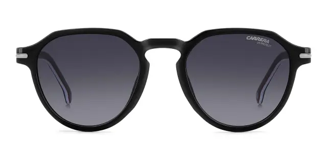 Carrera Carrera Unisex Γυαλιά Ηλίου με Μαύρο Κοκκάλινο Σκελετό και Γκρι Ντεγκραντέ Φακό 314/S GUU9O 3