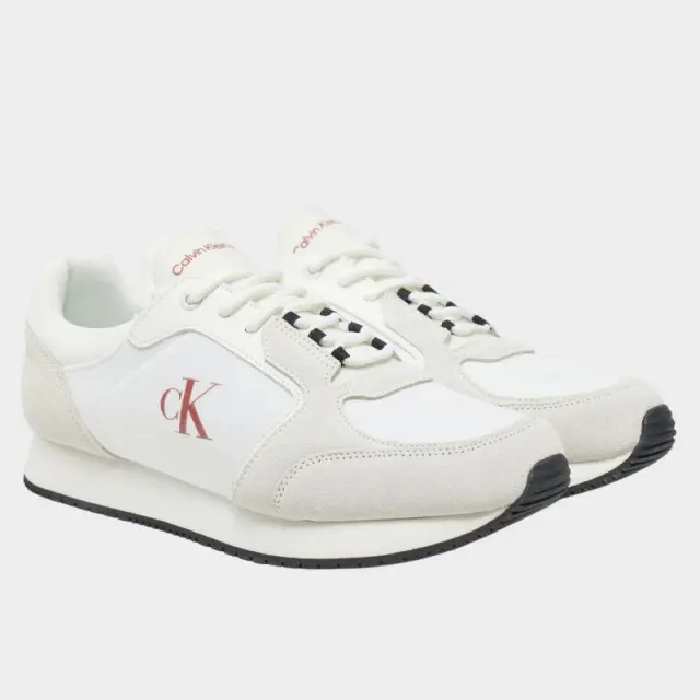 Calvin Klein - Ανδρικά Sneakers Retro Sock Runner Mg YM0YM01152-0LG Λευκό - 45 2