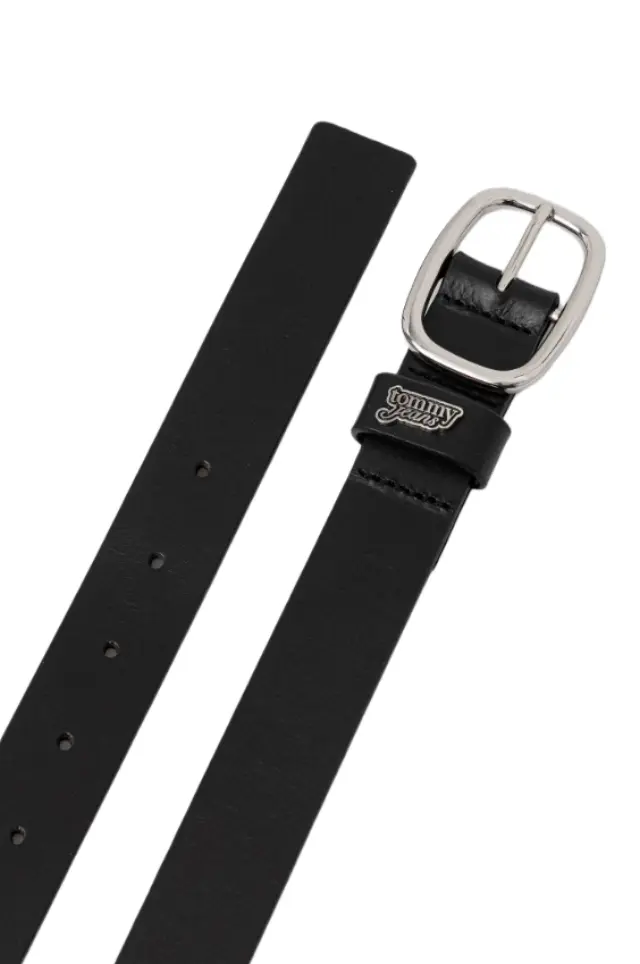 TommyHilfiger γυναικεία δερμάτινη ζώνη OVAL 3.0 BUCKLE AW0AW18812-1 2