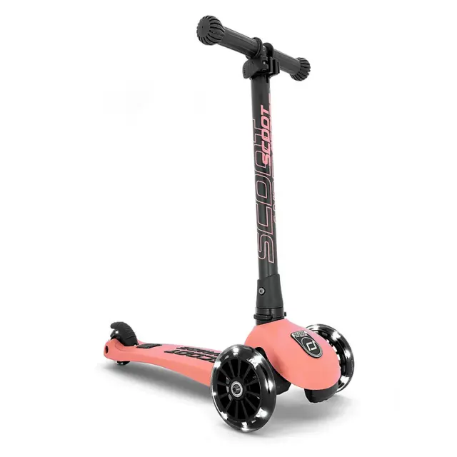 Scoot & Ride Παιδικό Πτυσσόμενο Πατίνι Highwaykick 3 LED για 3-6 ετών Peach 96357