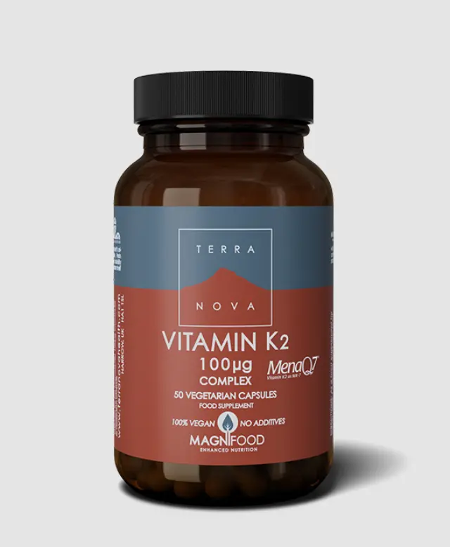 TerraNova Vitamin K2 Βιταμίνη για την Υγεία των Οστών 100mcg 50 κάψουλες