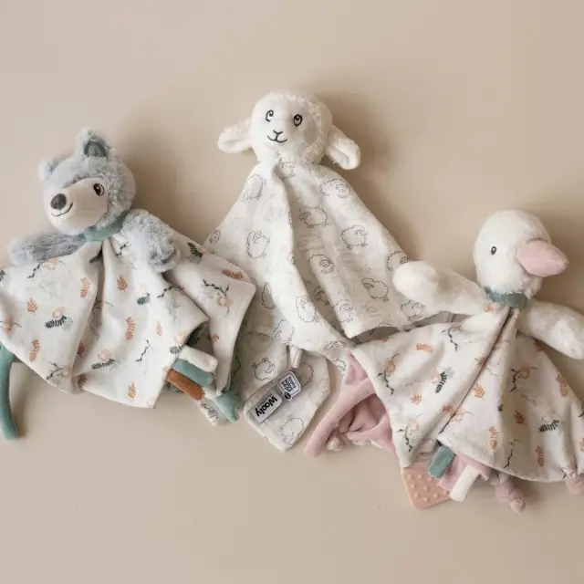 Πανάκι Παρηγοριάς Λύκος 26x26 cm - Trois Kilos Sept Baby Oliver 2