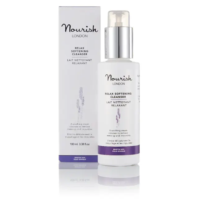 Nourish London Relax Softening Cleanser - Βιολογικό Καθαριστικό Προσώπου Για Ευαίσθητη Επιδερμίδα