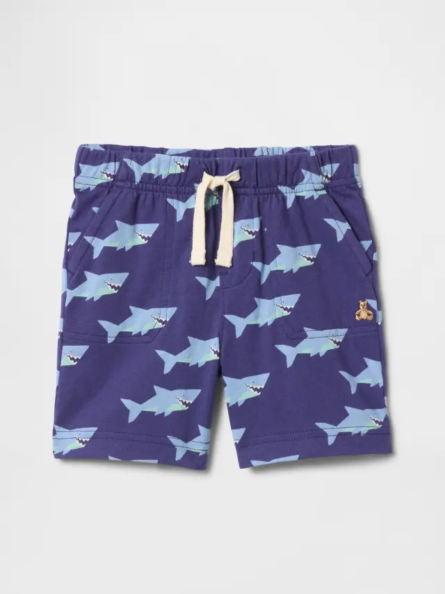 Μπλε Βρεφικό & Νηπιακό Mix & Match Pull-On Σορτς Shark