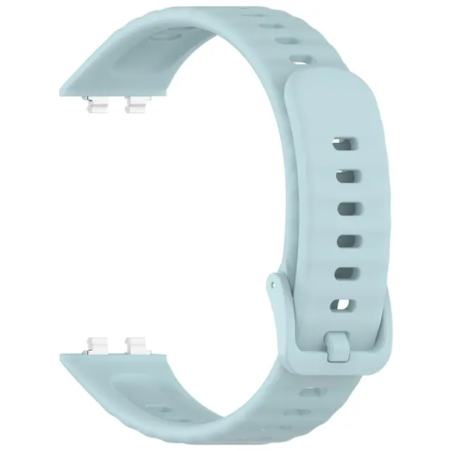 Techsuit® Λουράκι Σιλικόνης για Huawei Band 11/Band 11 Pro-Light Blue