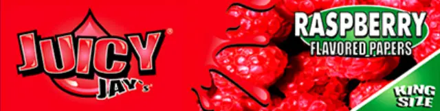 Juicy Jays Χαρτάκια - King Size Slim - Raspberry