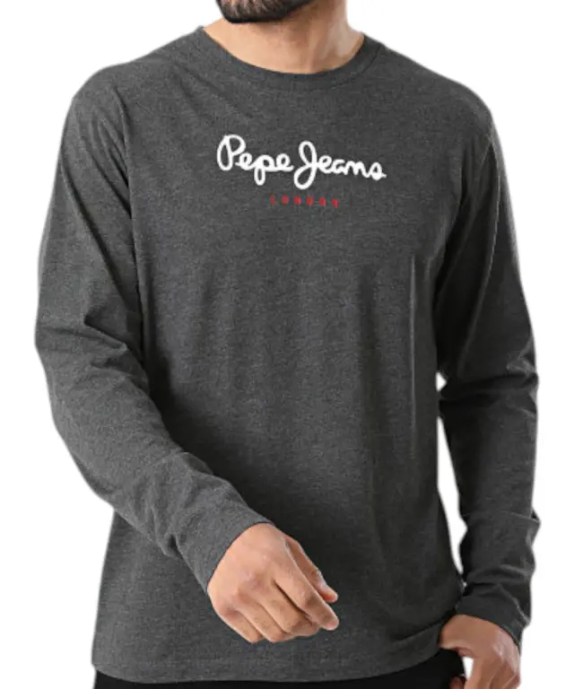 Pepe Jeans - Ανδρική Μπλούζα Φούτερ Eggo Long PM5010312-963 Γκρι
