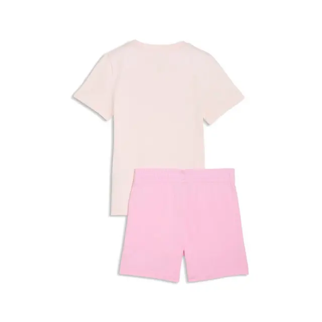 Puma Ess Logo Tee and Short ΠΑΙΔΙΚΟ ΣΕΤ (685240-21) - Ροζ 2