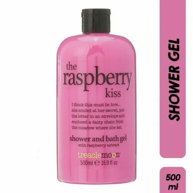Treaclemoon The Raspberry Kiss Shower and Bath Gel Ενυδατικό Αφρόλουτρο με Άρωμα από Σμέουρα, 500ml 3