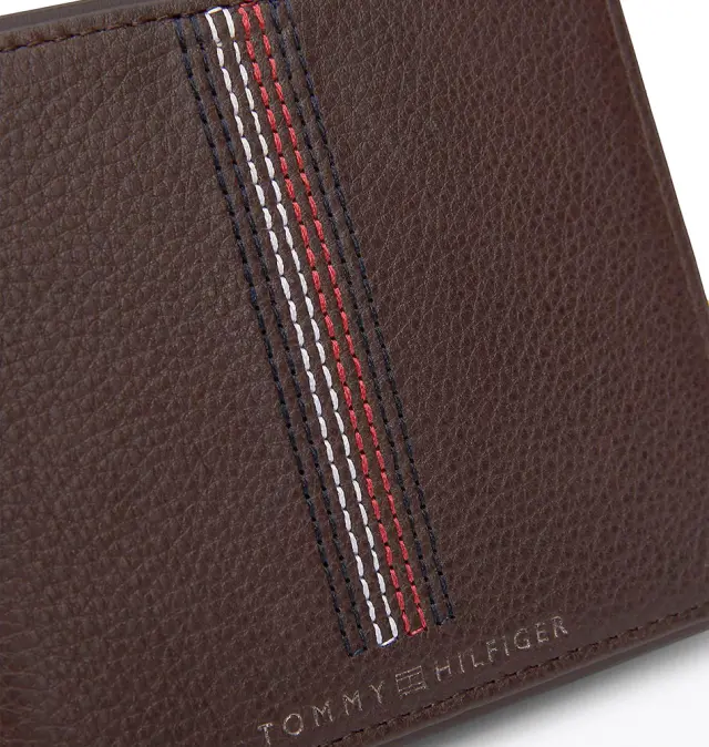 Πορτοφόλι TOMMY HILFIGER ΤΗ Casual Leather Bifold 12526 Καφέ 3