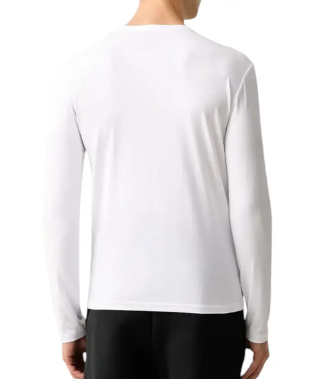 Guess - Ανδρική Μακρυμάνικη Μπλούζα T-Shirt M6YI28K3733-G011 Λευκό 2