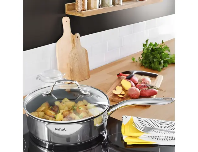 Σωτέζα Tefal Infinite με καπάκι και διάμετρο 24cm H8153225 3