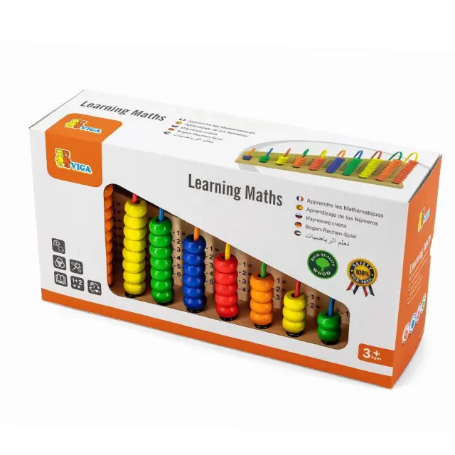 Viga Toys® Εκπαιδευτικό Παιχνίδι για την Εκμάθηση Αριθμητικής 3