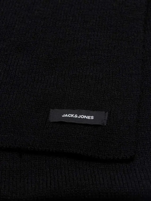 JACDNA KNIT SCARF NOOS Black 2