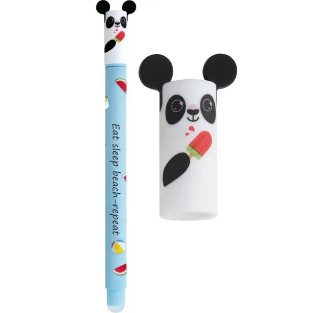 Στυλό που Σβήνει Gel Animal Erase it 0,7mm Μπλε Μελάνι Summer Panda (Eberhard)