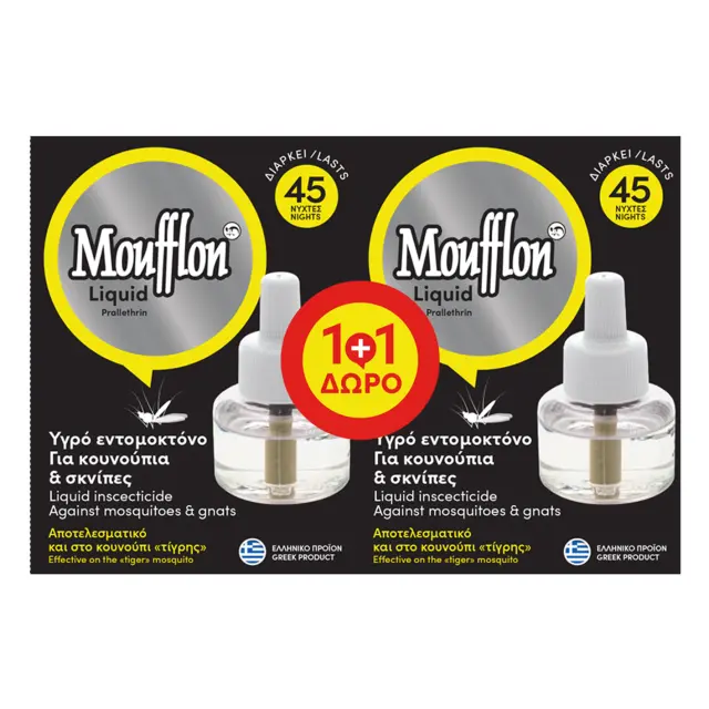 MOUFFLON Moufflon Υγρό Ανταλλακτικό 30ml (1+1 Family Pack)