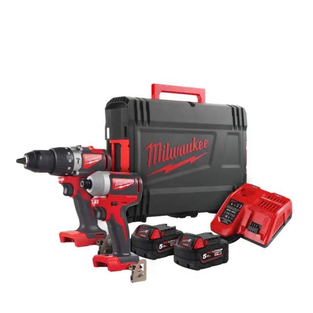 Σετ Εργαλείων Μπαταρίας MILWAUKEE M18 BLPP2A2-502Χ 4933464522
