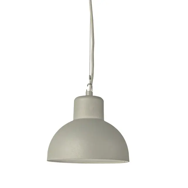 ΓΚΡΙ ΚΡΕΜΑΣΤΟ ΦΩΤΙΣΤΙΚΟ BERO 1XE27 MAX.10W LED IP44 ΜΕ ΟΠΑΛ PC ΚΑΛΥΜΜΑ / BERO1PG