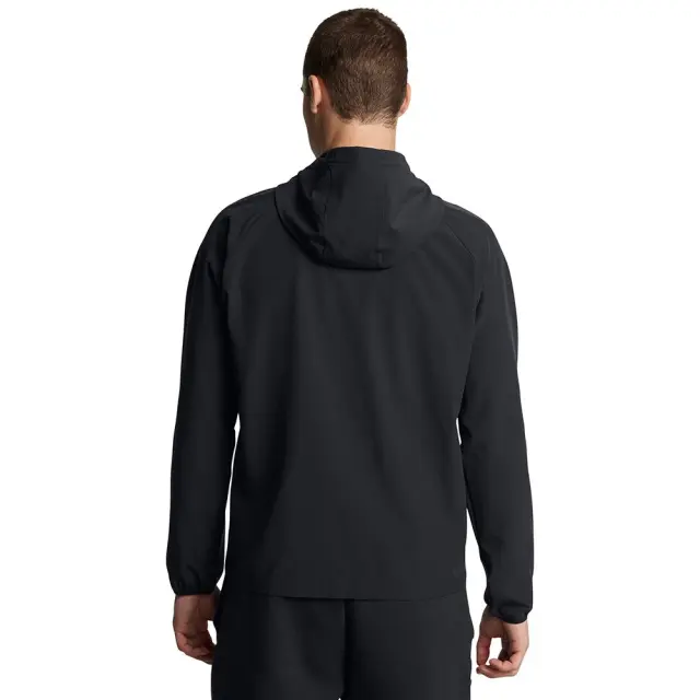 Under Armour Men's Stretch Woven Windbreaker Μαύρο 6003001-001 (Under Armour) - Large 2