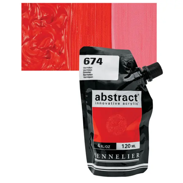 Ακρυλικό Sennelier Abstract 674 Vermilion - 120ml