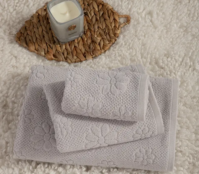 Πετσέτα Χεριών 30x50 Nef-Nef Homeware Premium Margot Grey 3