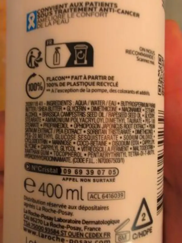 La Roche Posay Lipikar AP+Max Balm Tριπλής Δράσης 72 ωρών Για Πολύ Ξηρό- Ατοπικό Δέρμα Με Τάση Εκζέματος 400mL 2
